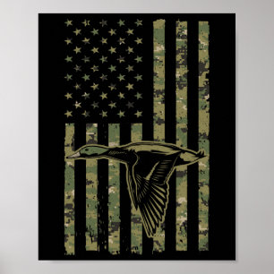 Cool Duck Hunting Design For Men Women Wildlife Du Poster