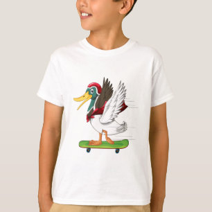 Cool Duck Skateboard Kids T-Shirt Design – Fun!