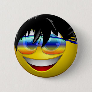 COOL DUDE 6 CM ROUND BADGE