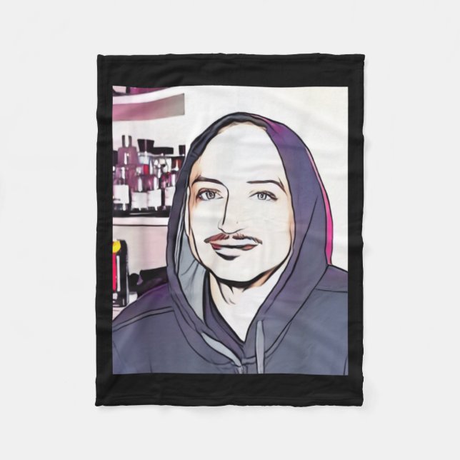 Cool Dude  Fleece Blanket (Front)