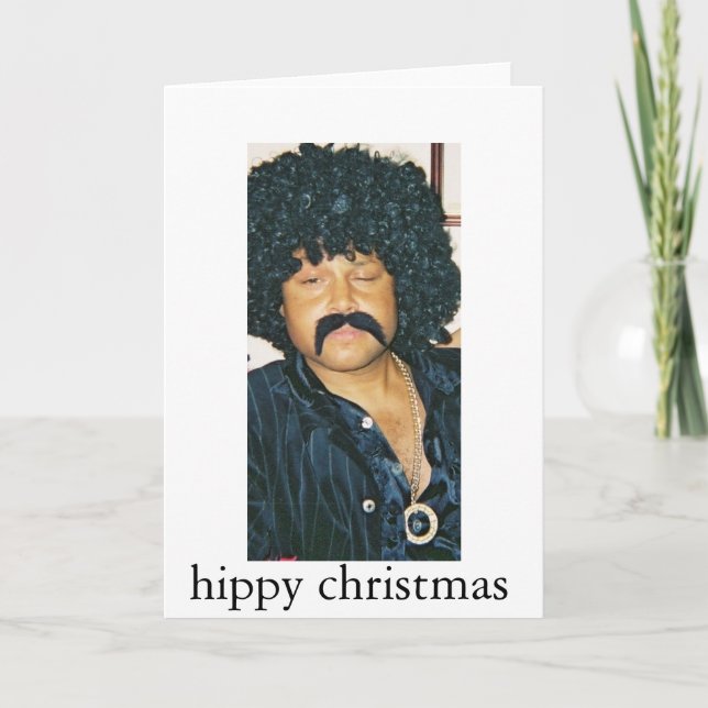 Cool dude holiday card (Front)