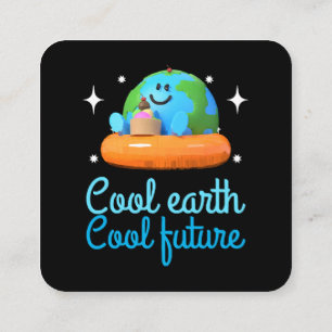 Cool earth, Cool future - Earth Square Business Card