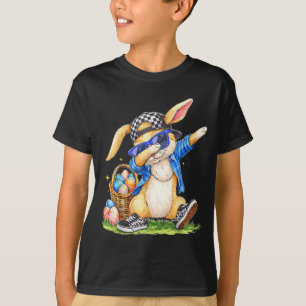 Cool Easter Bunny Hip Hop Kids Boys T-Shirt