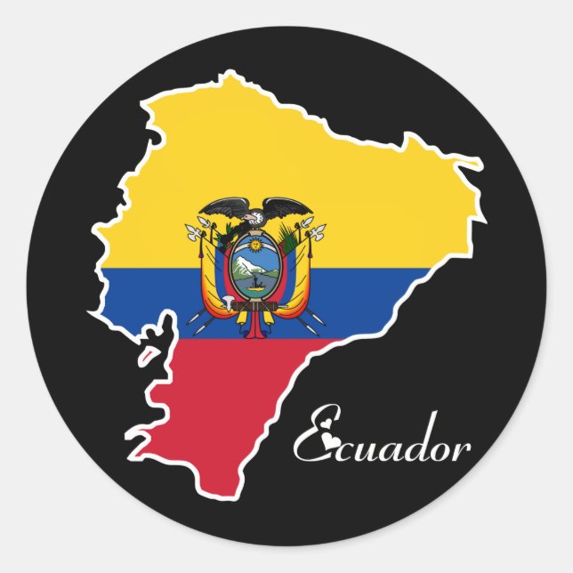 Cool Ecuador Classic Round Sticker (Front)