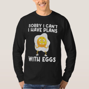 Cool Egg For Men Women Fried Baked Poached Protein T-Shirt