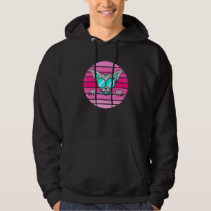 Cool Egyptian Retro Cat Sunset Hoodie