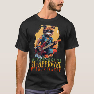 Cool electric Guitar Cat for Riffs and Rock'n Roll T-Shirt