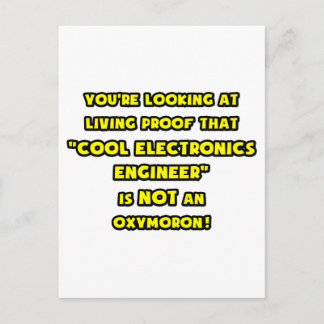 Cool Electronics Engineer Is NOT an Oxymoron Postcard