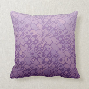 Cool elegant abstract light purple pillow