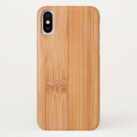 Cool elegant light brown bamboo wood print