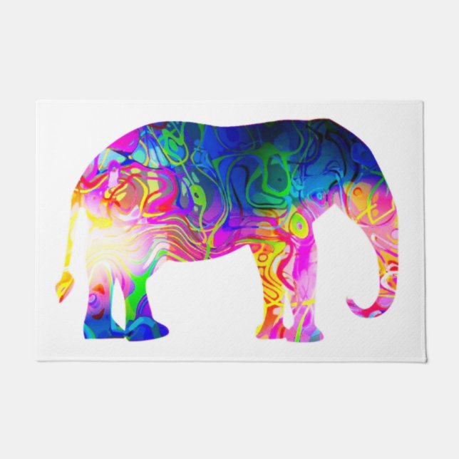 Cool elephant doormat (Front)