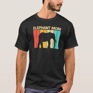 Cool Elephant For Mum Mother Vintage Elephant T-Shirt