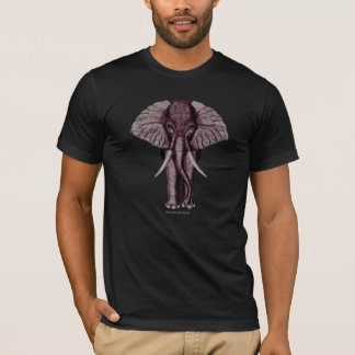 Cool elephant graphic art t-shirt design