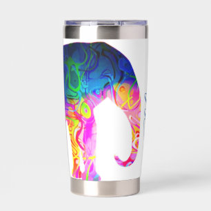 Cool elephant personalised insulated tumbler
