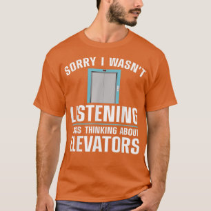 Cool Elevator Art Men Women Inspector Mechanic Mai T-Shirt