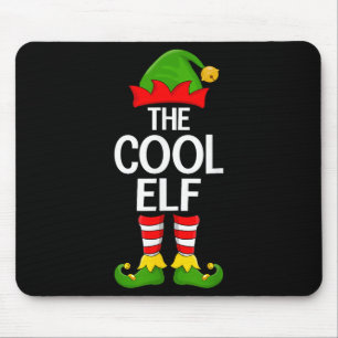 Cool Elf Xmas Matching Family Elf Squad Christmas  Mouse Pad