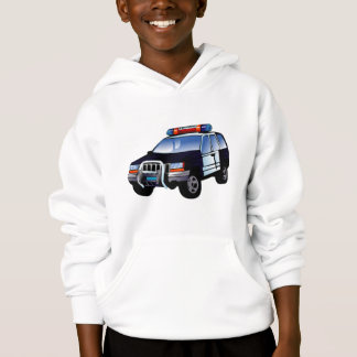 Cool Emergency Police Car Cartoon Design for Kids