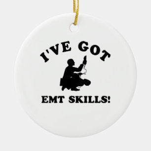 Cool EMT SKILLS designs Ceramic Tree Decoration