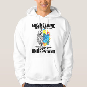 Cool Engineering Definition Funny Engineer Gift Me Hoodie