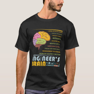  Cool engineer's brain T-Shirt design