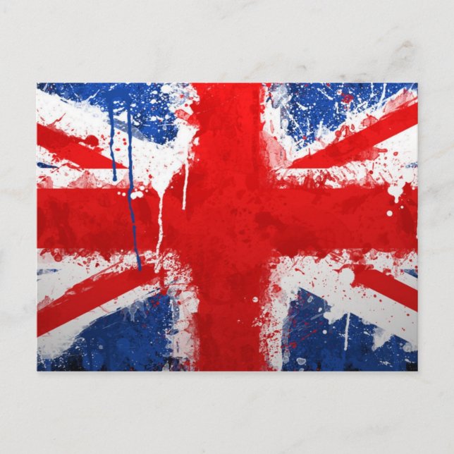 Cool England flag Postcard (Front)