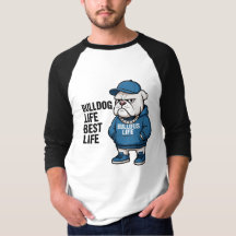 Cool English Bulldog Life Cartoon