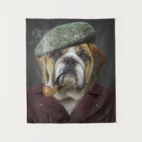 Cool English Bulldog Smoking Pipe