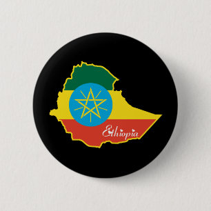 Cool Ethiopia 6 Cm Round Badge