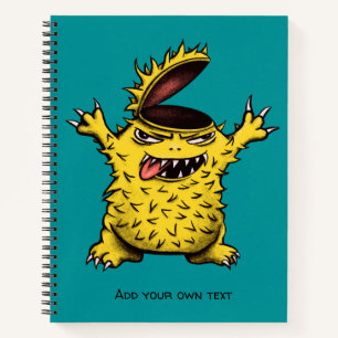 Cool Evil Monster Character  Notebook