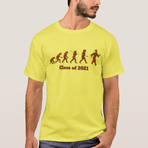 Cool Evolution of Mankind LOL Funny Graduation T-Shirt
