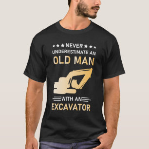 Cool Excavator Construction Worker T-Shirt