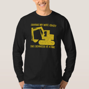 Cool Excavator For Men Boys Heavy Equipment Operat T-Shirt