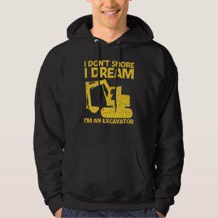 Cool Excavator For Men Women Heavy Equipment Opera Hoodie