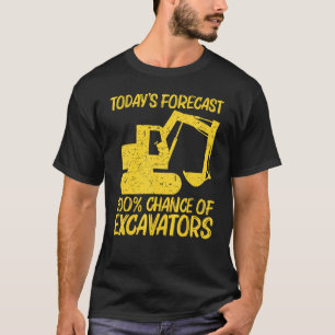Cool Excavator For Men Women Heavy Equipment Opera T-Shirt
