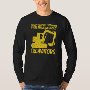 Cool Excavator For Men Women Heavy Equipment Opera T-Shirt