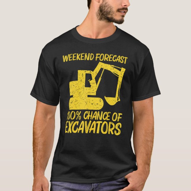 Cool Excavator For Men Women Heavy Equipment Opera T-Shirt (Front)