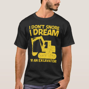 Cool Excavator For Men Women Heavy Equipment Opera T-Shirt