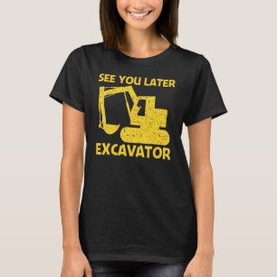 Cool Excavator For Men Women Heavy Equipment Opera T-Shirt