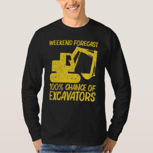 Cool Excavator For Men Women Heavy Equipment Opera T-Shirt