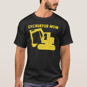Cool Excavator For Mom Women Heavy Equipment Opera T-Shirt