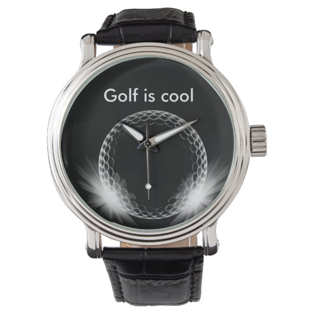 Cool Executive Gift Golf Theme Watch (Front)