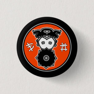 Cool exotic thing 3 cm round badge