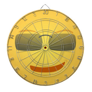 COOL FACE DARTBOARD WITH DARTS