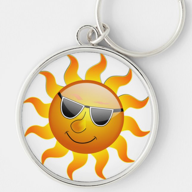 COOL FACE SUNSHINE KEY RING (Front)