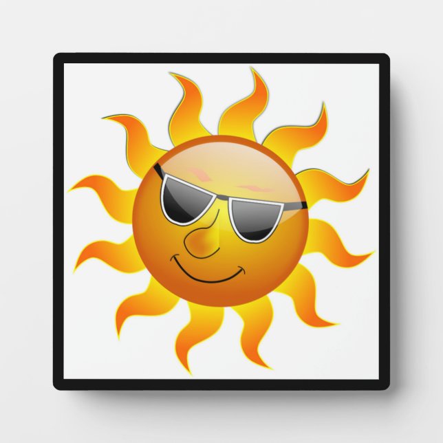 COOL FACE SUNSHINE PLAQUE (Front)