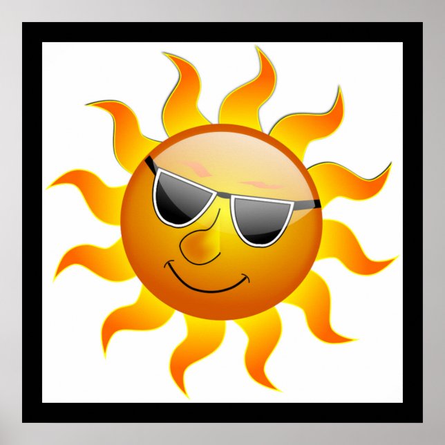 COOL FACE SUNSHINE POSTER (Front)