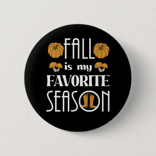 Cool Fall  6 Cm Round Badge