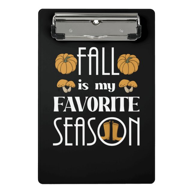 Cool Fall  Mini Clipboard (Front)