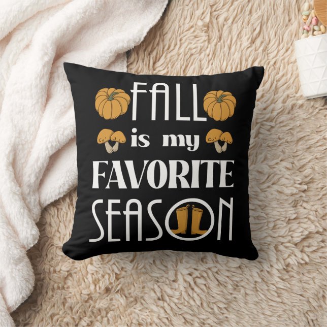 Cool Fall Throw Pillow (Blanket)