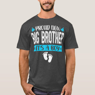 Cool Family Proud New Big Brother It's A Boy Gende T-Shirt